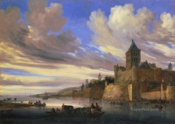 Río Salomon van Ruysdael Pinturas al óleo